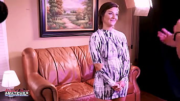 Lovely busty brunette kylie enjoys sucking a tasty sausage to get banged