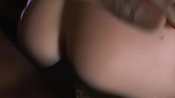 She's all smiles at the end as she swallows