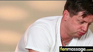 Massage girl sucks the tip for a tip 19