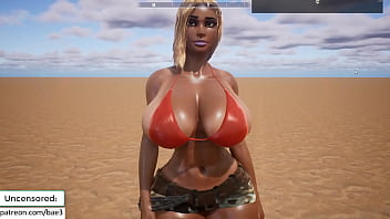 Huge rack on slut walk