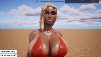 Huge rack on slut walk