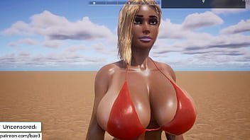 Huge rack on slut walk