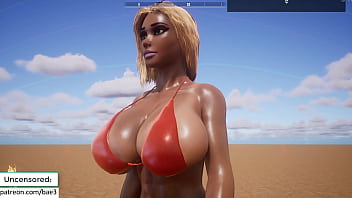 Huge rack on slut walk