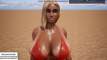 Huge rack on slut walk Huge rack on slut walk