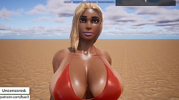 Huge rack on slut walk Huge rack on slut walk