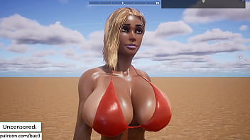 Huge rack on slut walk