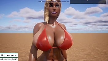 Huge rack on slut walk