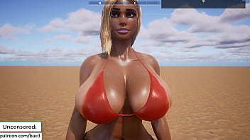 Huge rack on slut walk