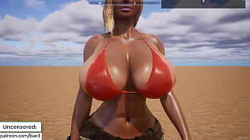 Huge rack on slut walk