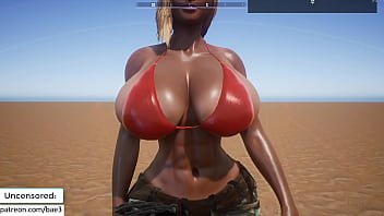 Huge rack on slut walk