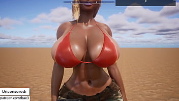 Huge rack on slut walk