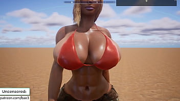 Huge rack on slut walk Huge rack on slut walk