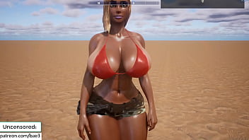 Huge rack on slut walk