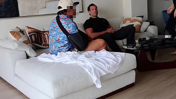 Hotwife gets creampied while cuck husband films