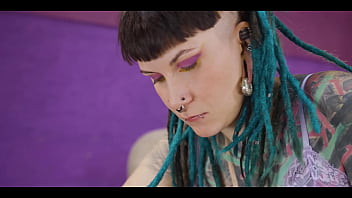 Ffm tattoo threesome with two alternative teens