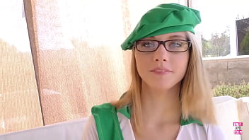 Hannah a charming blonde really enjoys engaging in intimate encounters with unfamiliar men