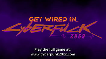 Cosplay parody cyberpunk2077 hentai johnny silvercock burns this city