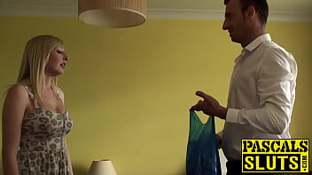 Slutty new girl spanks her naughty ass while she enjoys fucking hard with a male pornstar Slutty new girl spanks her naughty ass while she enjoys fucking hard with a male pornstar