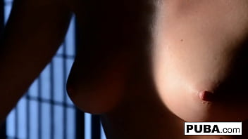 Blonde babe has some solo smoking fun