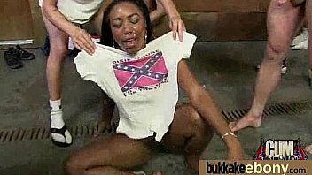 Black pornstar debut bukkake 4