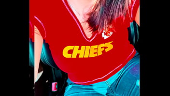You know i love my kc chiefs #redkingdom #happyhotwife #hotwife