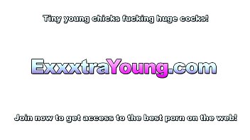 Sexy teen natasha banged in the living room