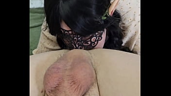 Elven slut kimmi leon worships cock licks ass and takes a faceful