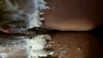 Crazy cuckold husband he bring a cucumber to me only to watch my pussy being penetrated and dilated licking chantilly creamy pussy