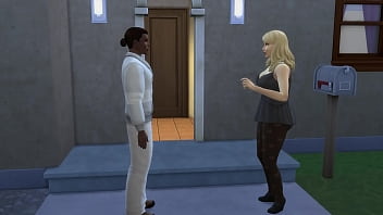 Nosy neighbor anal big tits big dick