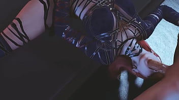 3d cute cosplay super model got her wet pussy fucked so hard by bbc