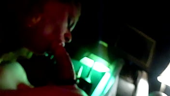 Sucking a stranger on her break