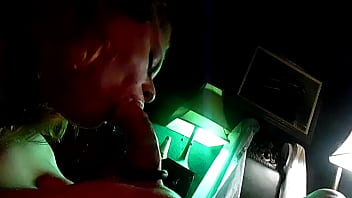 Sucking a stranger on her break