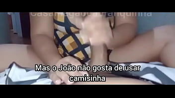 Punheta gostosa para meu corno