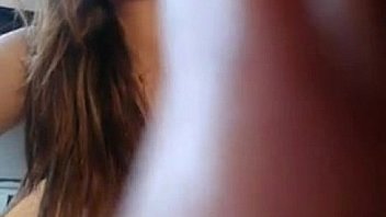 Cute nerd masturbates with a dildo