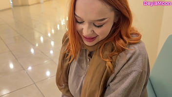 Risky sex in the toilet with a neighbor did we get caught