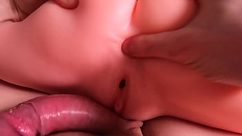 Fucking pussy and ass sex doll while wife went on business trip sex doll replaced wife that night amateur couple