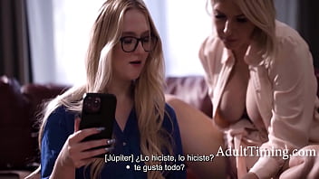Concerned milfs act out a lesbian play Concerned milfs act out a lesbian play