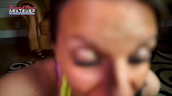 Petite brunette peyton sucks a big cock and gets her pussy pounded