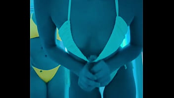 Trying on my bikinis