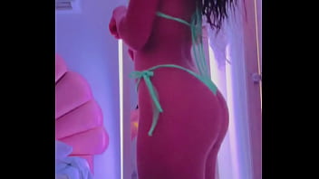 Trying on my bikinis