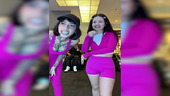 Insta models yhivi & ravyn alexa turn shoot into threesome