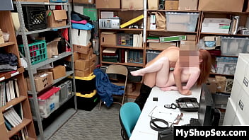 The female shoplifter claims to be a foreign national myshopsex