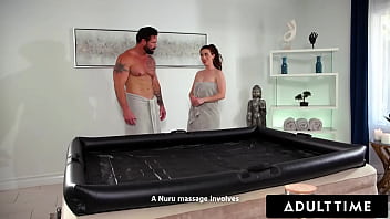 Nicole emma vaunt gives slippery sticky nuru massage
