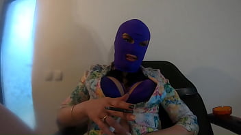 Smoking dirty talk & pussy tease in floral blazer