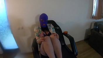 Smoking dirty talk & pussy tease in floral blazer