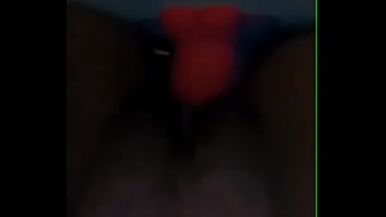 Breaking in new dildo