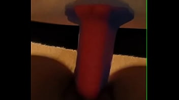 Breaking in new dildo