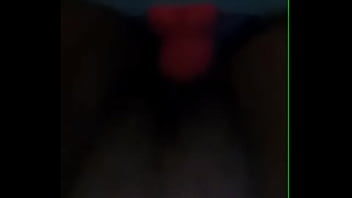 Breaking in new dildo