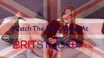 Posh 18 year old redhead student tells you how to wank and cum for her