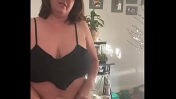 Big tit wife playing